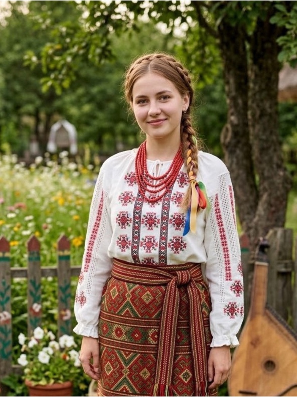 Ukrainian Handmade embroidery modern embroidered blouse S-M